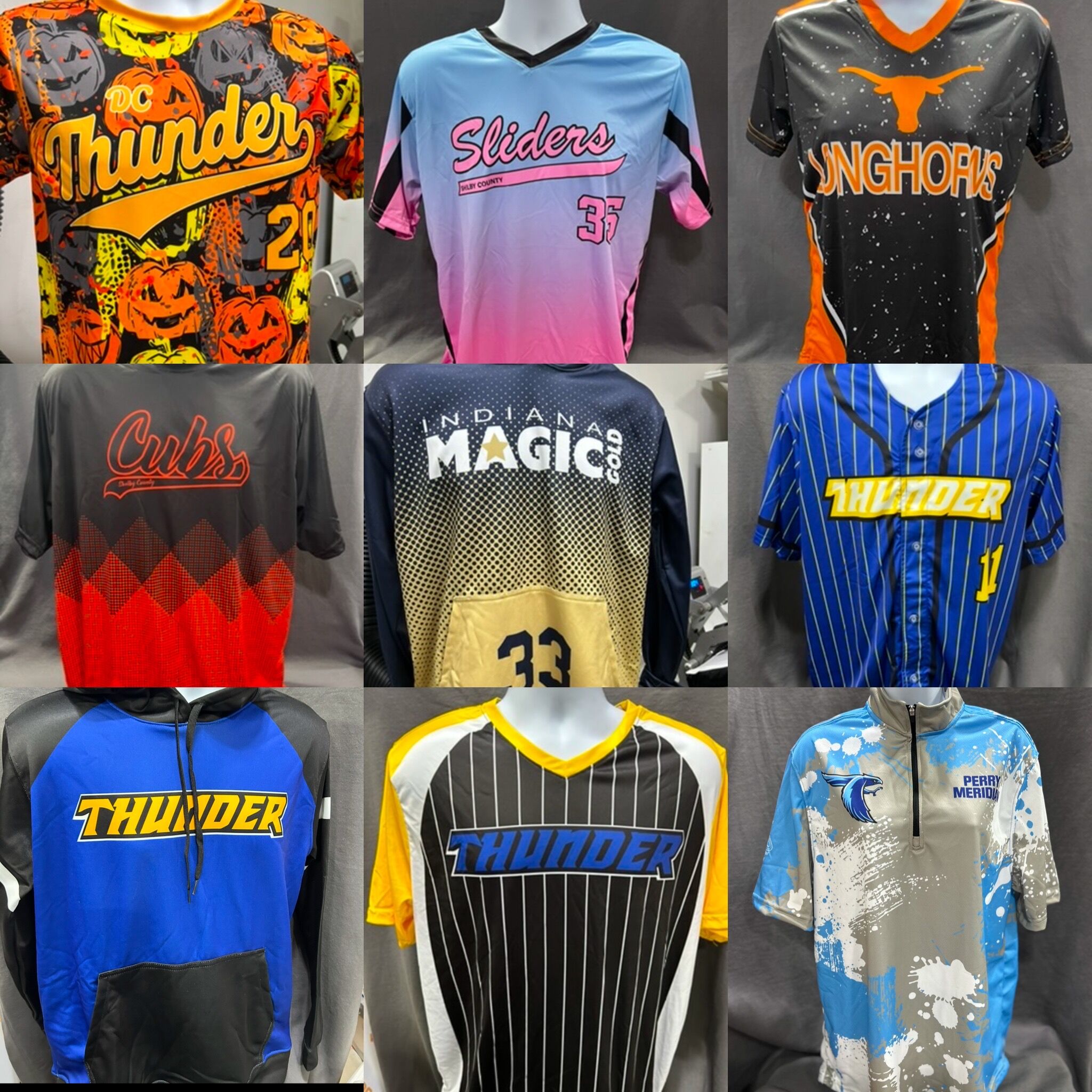 Custom shirts, promo products and signs