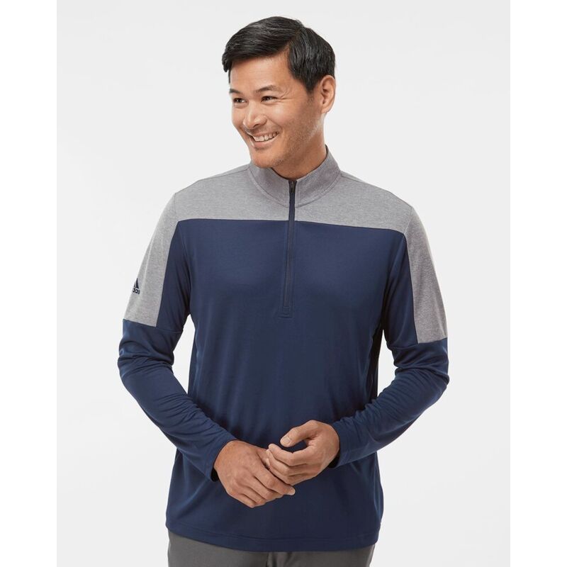 Men's Ultimate365 Lightweight Colorblocked Quarter-Zip Pullover Thumbnail