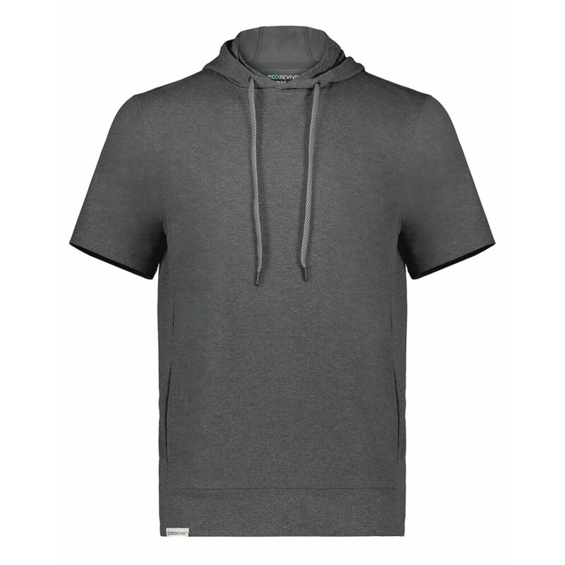 Men's Eco Revive™ Ventura Soft Knit Short Sleeve Hooded Sweatshirt Thumbnail