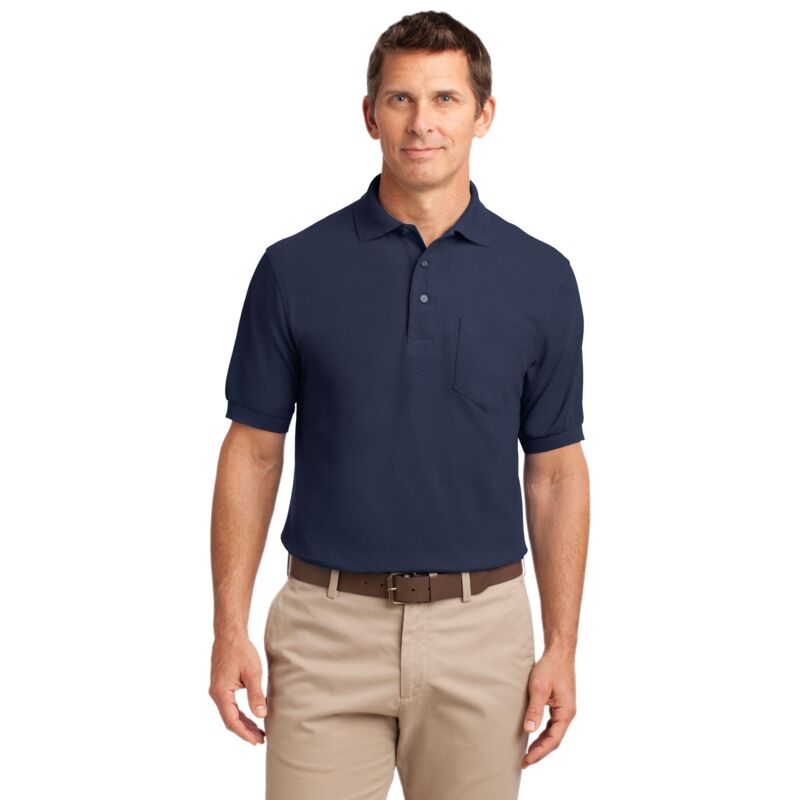 Silk Touch Polo with Pocket Thumbnail