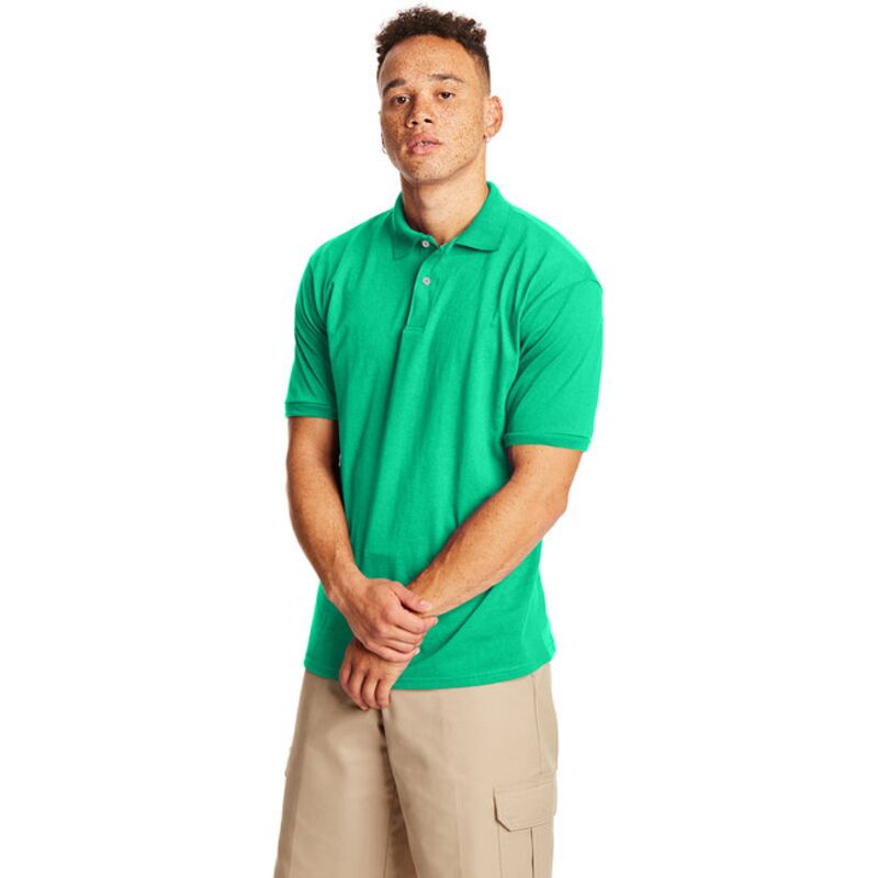 Adult EcoSmart® Jersey Knit Polo Thumbnail