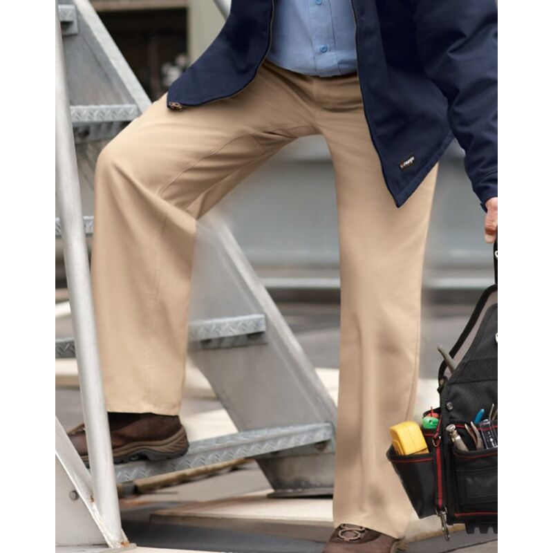 Men's Plain Front Work Pants Thumbnail