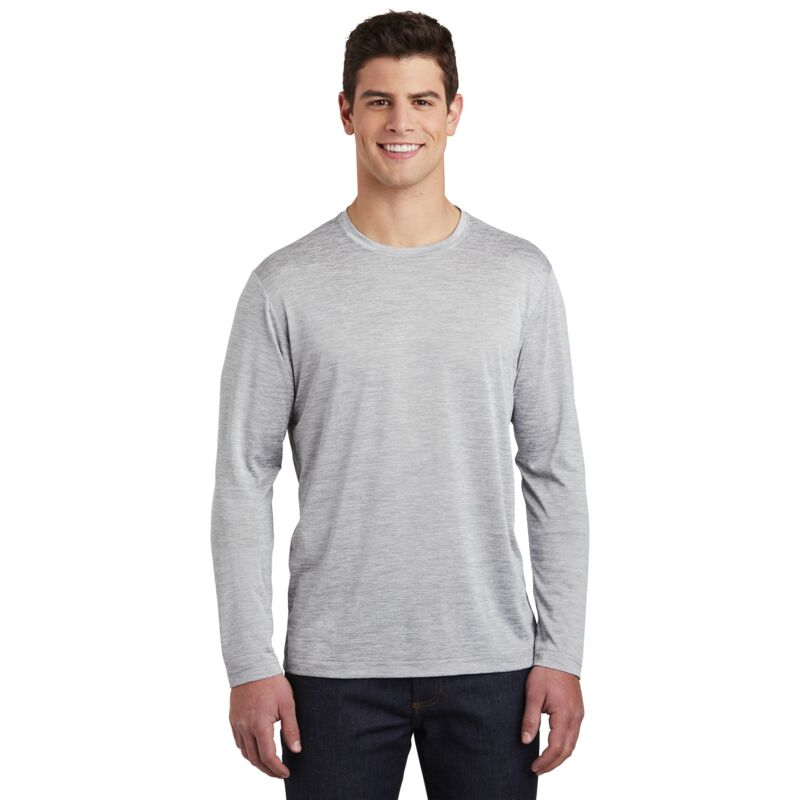 PosiCharge ® Long Sleeve Electric Heather Tee Thumbnail