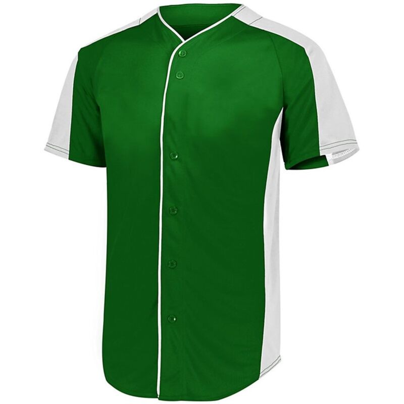 Men's Full Button Baseball Jersey Thumbnail
