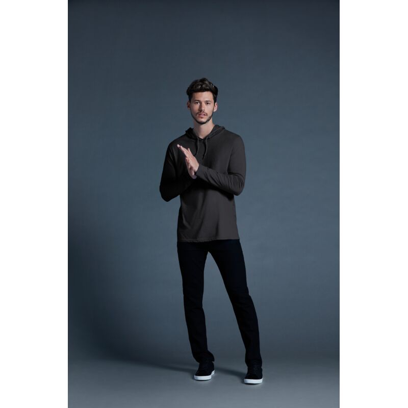 Softstyle Adult Long Sleeve Hooded T-Shirt Thumbnail